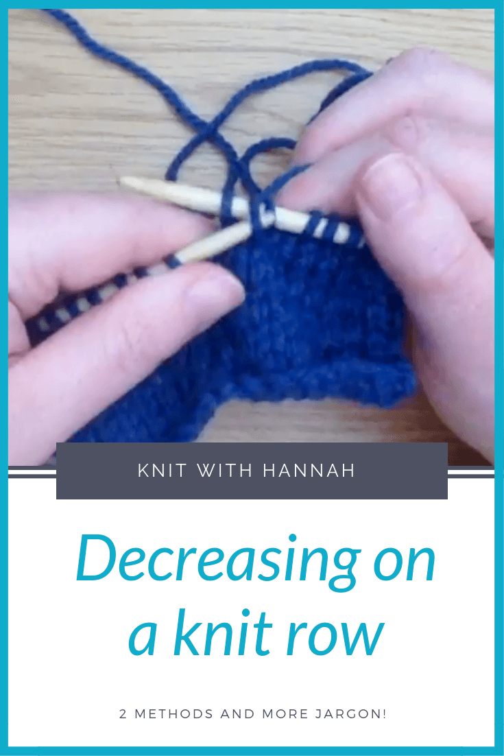 How To SSK and SKPO Knit With Hannah