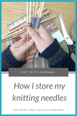 How I store my knitting needles - Knit With Hannah