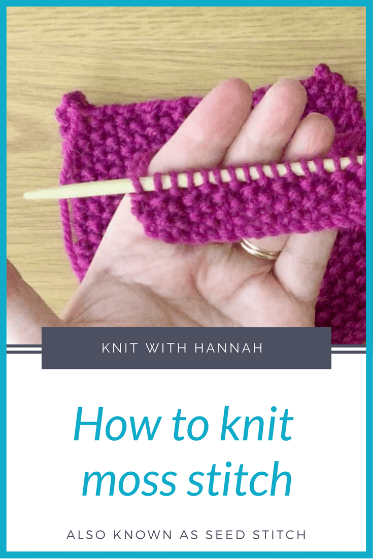 Also known as seed stitch this is a fabulous stitch pattern for beginners to learn how to use knit and purl stitches in combination.