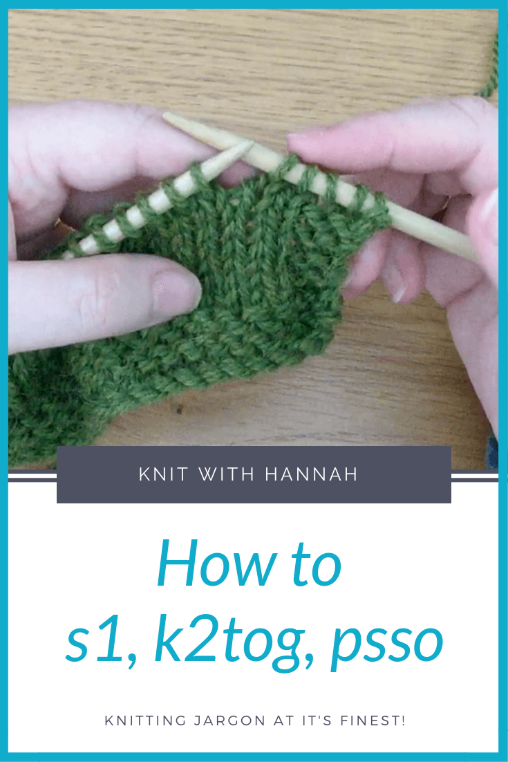 How To s1, k2tog, psso Knit With Hannah