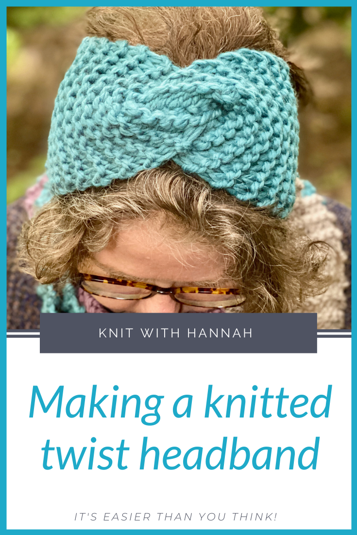 Knitted Twist Headbands Tutorial - Knit With Hannah